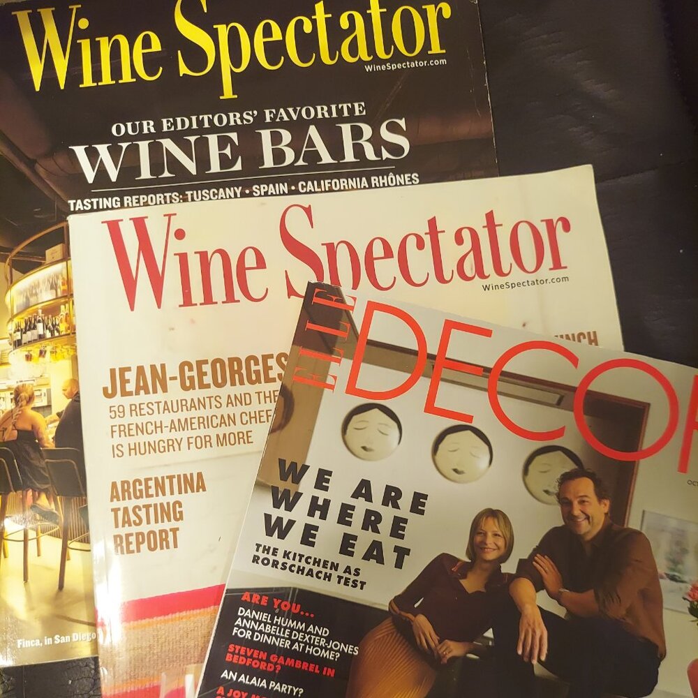 3 Magazine Wine and Decor Bundle